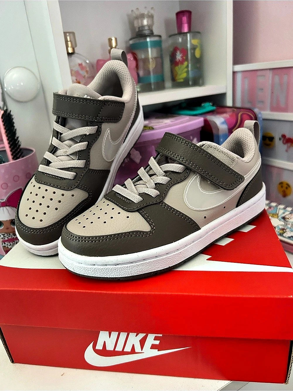 Nike Court Borough Low Kids Shoes Size 11c